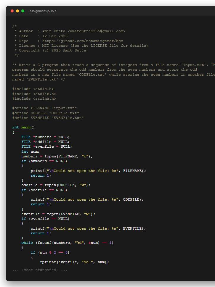 Write a C program that reads a sequence of integers from a file named 'input.txt'. This program should segregate the odd numbers from the even numbers and store the odd numbers in a new file named 'ODDFile.txt' while storing the even numbers in another file named 'EVENFile.txt'